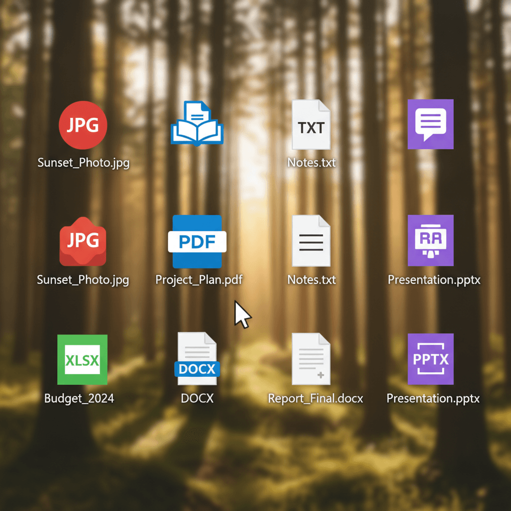 Supported file format options