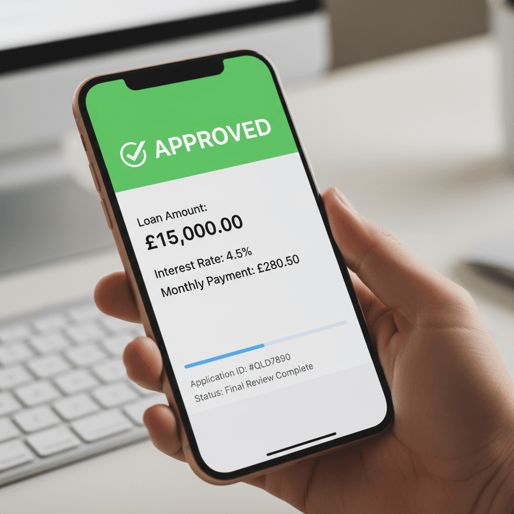 Quick results notification showing immediate report completion